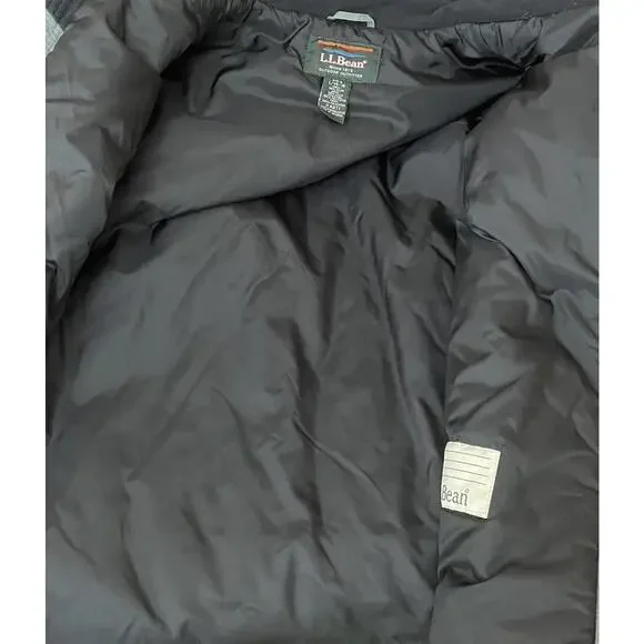 LL Bean Jacket Youth Size Large 14-16 Full Zip Hooded Pockets Lined Winter Boys - Picture 5 of 5